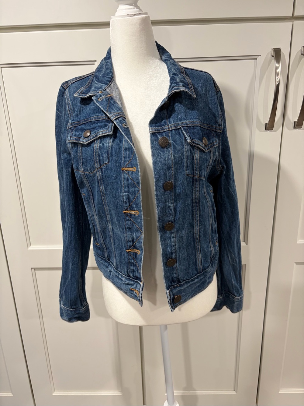 J Crew Women’s Indigo Denim Blue Jean Jacket